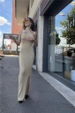 abito in lurex doré